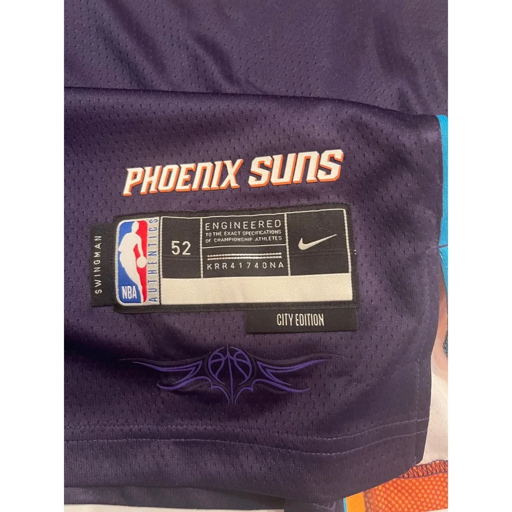 Nike NBA Phoenix Suns El Valle Swingman City Edition Jersey Dri-Fit Size XL